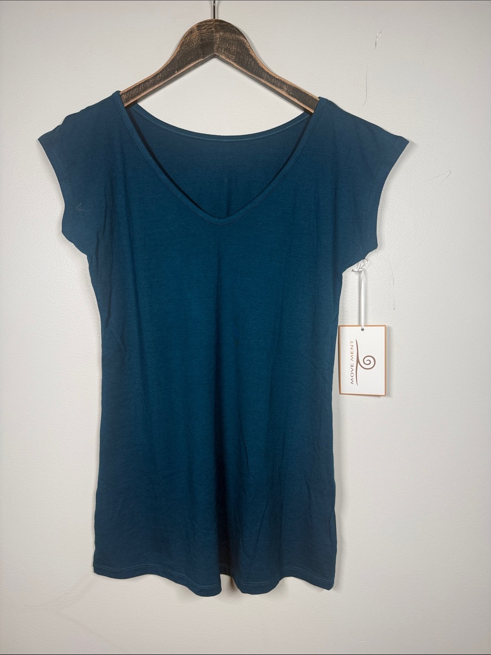 Everyday V-Neck Tee in Deep Teal